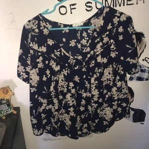 Flower Print Flow Shirt
